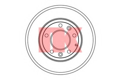 Тормозной диск NK купить