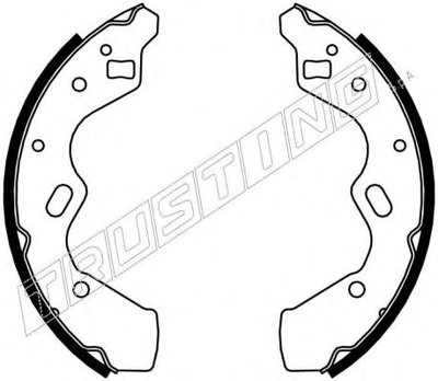 Комплект тормозных колодок TRUSTING купить