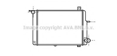 Радиатор, охлаждение двигателя AVA QUALITY COOLING купить
