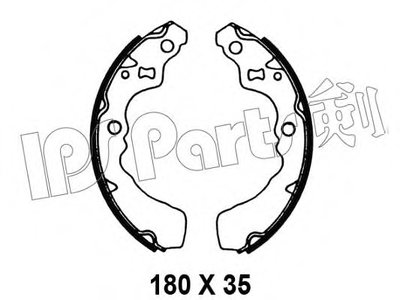 Тормозные колодки IPS Parts IPS Parts купить