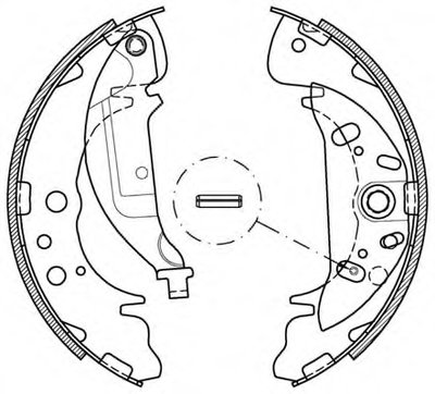 Комплект тормозных колодок ADVANCE OPEN PARTS купить