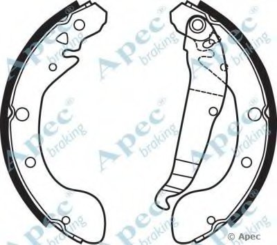 Тормозные колодки APEC braking купить