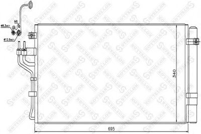 Конденсатор, кондиционер STELLOX купить