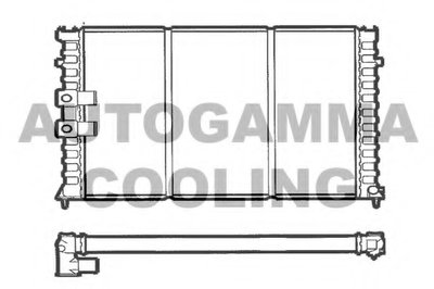 Радиатор, охлаждение двигателя AUTOGAMMA купить