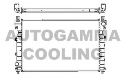 Радиатор, охлаждение двигателя AUTOGAMMA купить