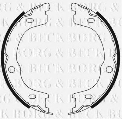 Комплект тормозных колодок BORG & BECK купить