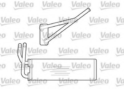 Теплообменник, отопление салона VALEO