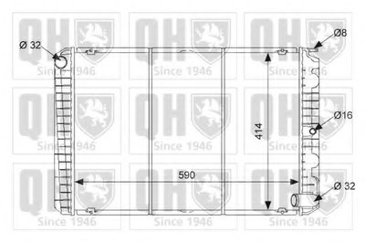 Радиатор, охлаждение двигателя QUINTON HAZELL купить