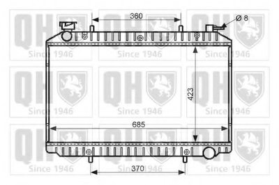 Радиатор, охлаждение двигателя QUINTON HAZELL купить