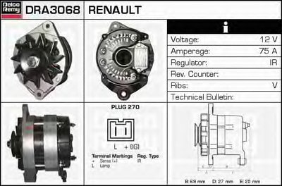 Генератор Remanufactured REMY (Light Duty) DELCO REMY купить