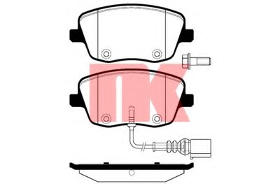 Комплект тормозных колодок, дисковый тормоз NK купить