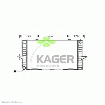 Радиатор, охлаждение двигателя KAGER купить