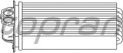 Теплообменник, отопление салона TOPRAN