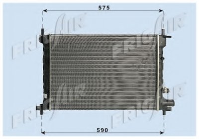 Радиатор, охлаждение двигателя FRIGAIR купить