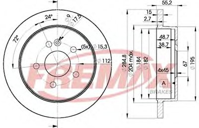 Тормозной диск Premium Carbon + FREMAX купить