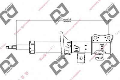 Амортизатор DJ PARTS купить