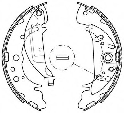 Комплект тормозных колодок ADVANCE OPEN PARTS купить