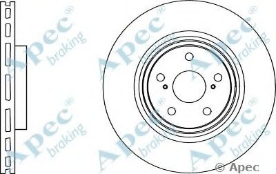 Тормозной диск APEC braking