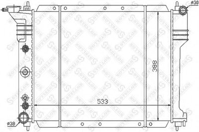 Радиатор, охлаждение двигателя STELLOX купить