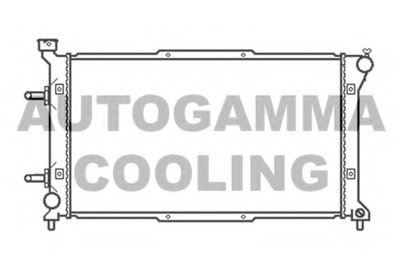 Радиатор, охлаждение двигателя AUTOGAMMA купить