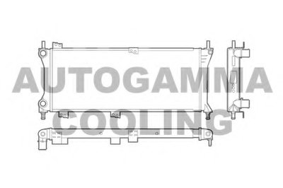 Радиатор, охлаждение двигателя AUTOGAMMA купить