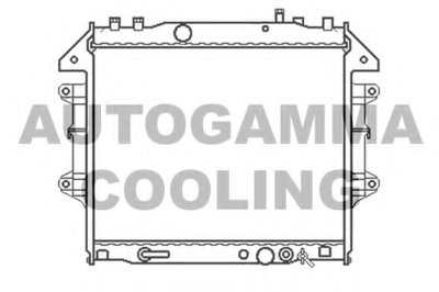 Радиатор, охлаждение двигателя AUTOGAMMA купить