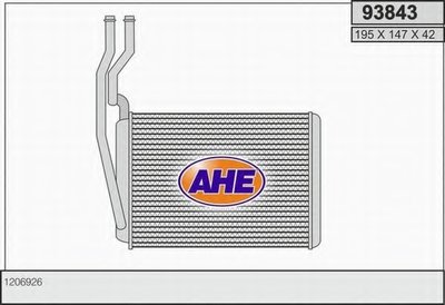 Теплообменник, отопление салона AHE