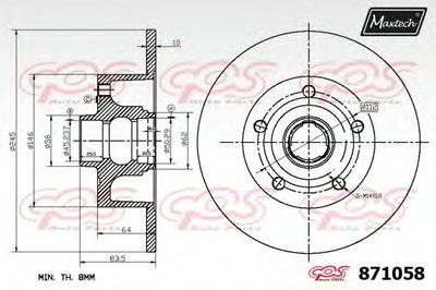 Тормозной диск R+ (Regular Plus) MAXTECH купить