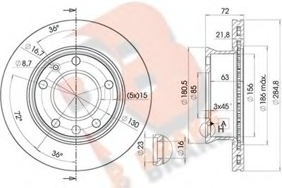 Тормозной диск R BRAKE купить