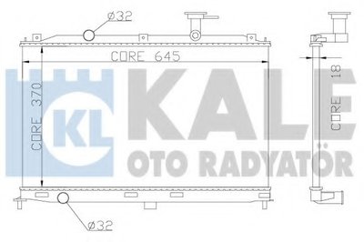 Радиатор, охлаждение двигателя KALE OTO RADYATÖR купить