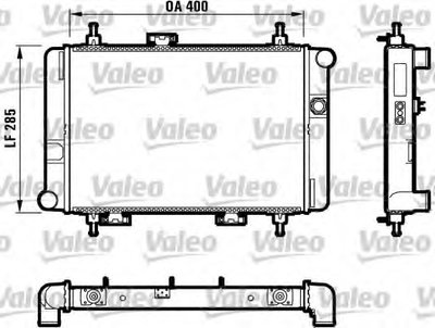 Радиатор, охлаждение двигателя VALEO купить