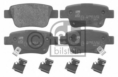 Комплект тормозных колодок, дисковый тормоз FEBI BILSTEIN