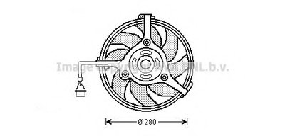 Вентилятор, охлаждение двигателя AVA QUALITY COOLING