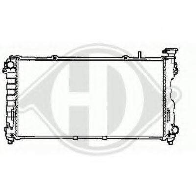 Радиатор, охлаждение двигателя DIEDERICHS купить