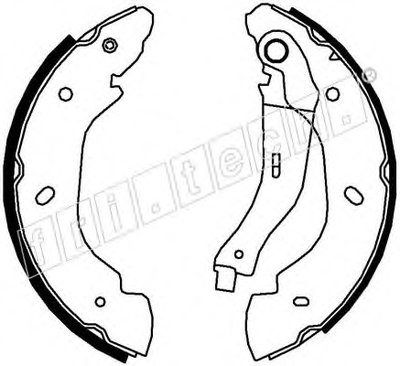 Комплект тормозных колодок REPARATION KIT fri.tech. купить
