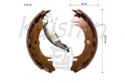 Комплект тормозных колодок KAISHIN купить