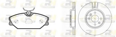 Комплект тормозов, дисковый тормозной механизм Dual Kit ROADHOUSE