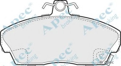 Комплект тормозных колодок, дисковый тормоз APEC braking купить