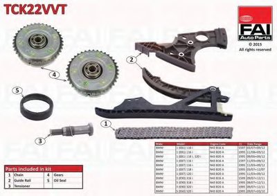 Комплект цепи привода распредвала FAI AutoParts