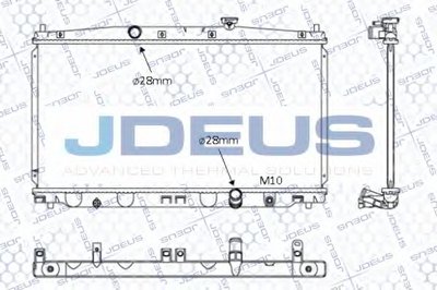 Радиатор, охлаждение двигателя JDEUS купить