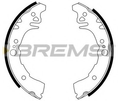 Комплект тормозных колодок BREMSI купить