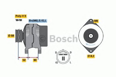 Генератор BOSCH купить