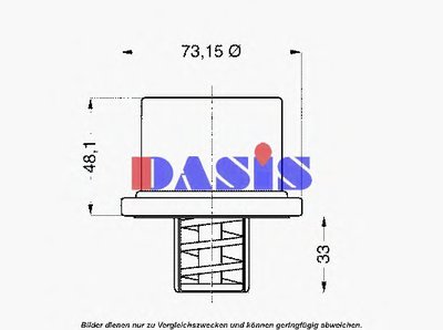 Термостат, охлаждающая жидкость AKS DASIS купить