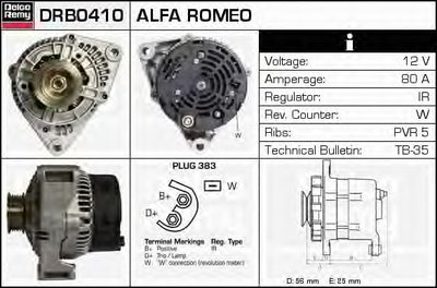 Генератор Remanufactured REMY (Light Duty) DELCO REMY купить