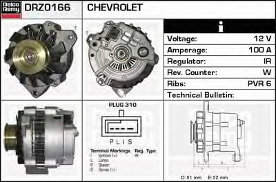 Генератор Remanufactured REMY (Light Duty) DELCO REMY купить