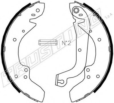 Комплект тормозных колодок TRUSTING купить