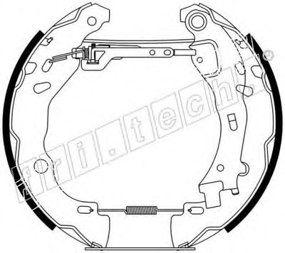 Комплект тормозных колодок FAST KIT fri.tech. купить