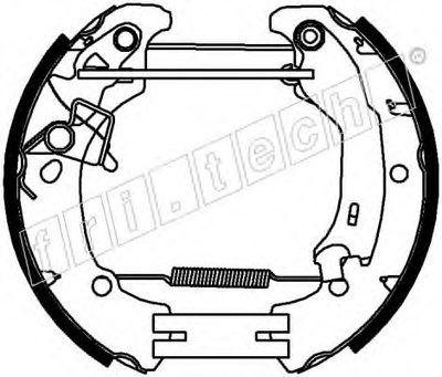 Комплект тормозных колодок FAST KIT fri.tech. купить