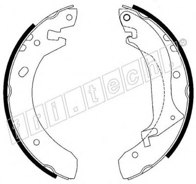 Комплект тормозных колодок REPARATION KIT fri.tech. купить