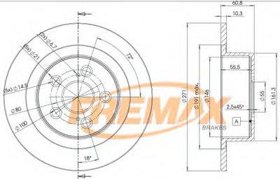 Тормозной диск Premium Carbon + FREMAX купить